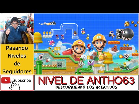 Descubriendo acertijos - Nivel de antho63 | Mario Maker 2