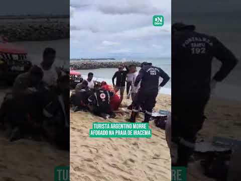 Turista argentino morre afogado na Praia de Iracema 