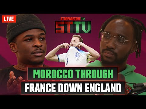 FRANCE BEAT ENGLAND, MOROCCO THROUGH, QUARTER-FINALS REVIEW | StoppageTime TV | +13