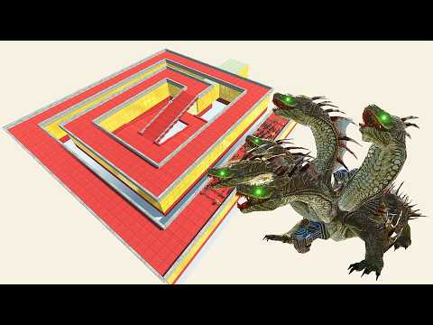 ESCAPE FROM ALIEN HYDRA - Survived Mode - Animal Revolt Battle Simulator