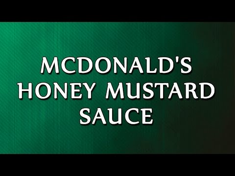 McDonald's Honey Mustard Sauce | RECIPES | EASY TO LEARN