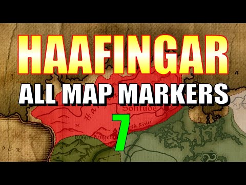 Skyrim Discovered - HAAFINGAR HOLD, All Map Markers Run, Part 7 - Wolfskull Cave