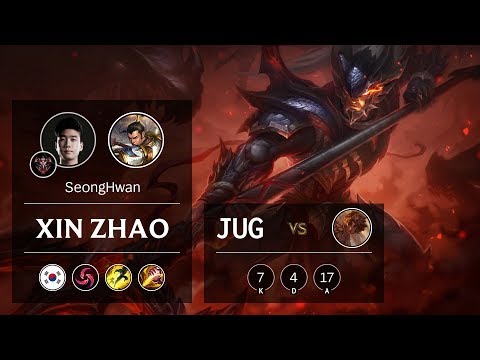 Xin Zhao Jungle vs Taliyah - KR Grandmaster Patch 9.12