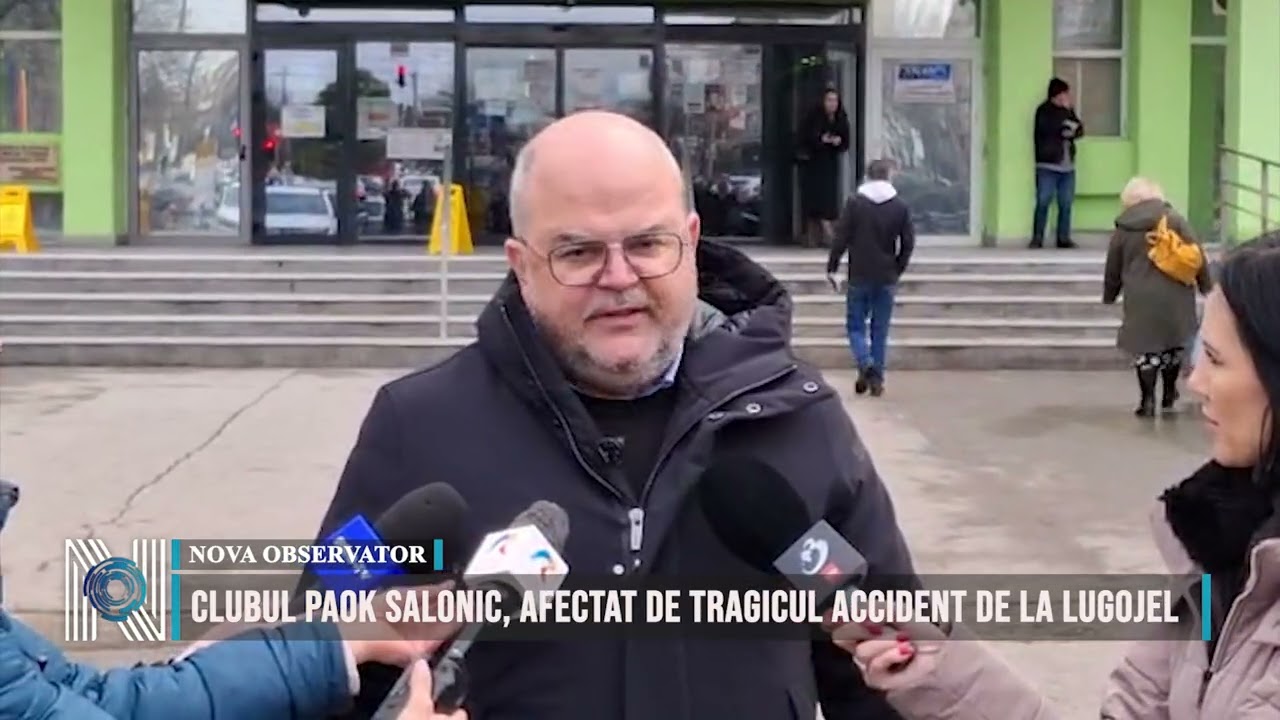 Clubul PAOK Salonic, afectat de tragicul accident de la Lugojel