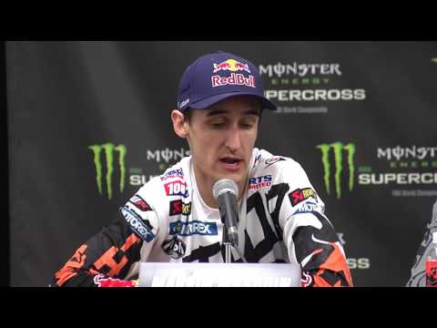 Roczen, Dungey and Musquin at the 450SX Post-Race Press Conference - Anaheim 1