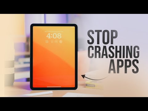 How to Stop iPad from Crashing Apps (tutorial)