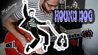 Hound Dog (Elvis Presley) guitar solos 1 + 2 by Mat Sturmey