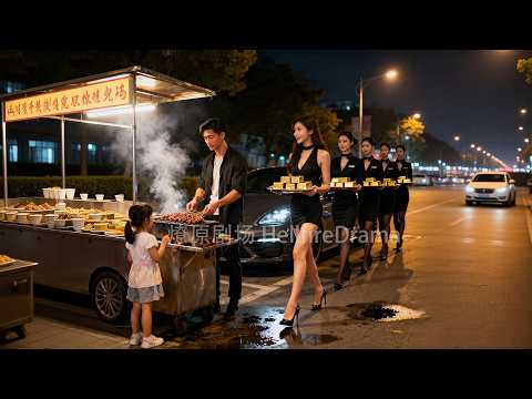 妻子嫌棄賣燒烤的小夥，拋夫棄女出軌暴發戶，豈料小夥竟是流落在外的首富之子，深夜保時捷女總裁帶著千億金卡喊主人#首富继承人