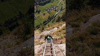 The “Iron Path” of Switzerland #lauterbrunnen #viaferrata #switzerland