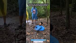 Cu Chi Tunnels, Vietnam. It is a gigantic underground tunnel system #vietnam