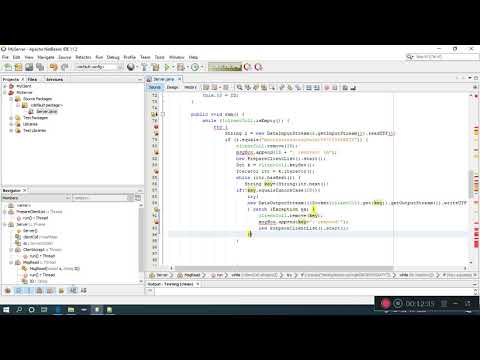 Myserver Multiple Chat Client On Server In Java Using Multi Threading And Socket