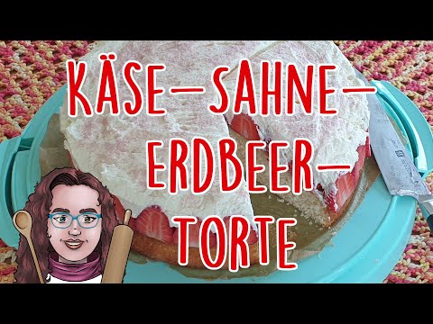 Käse-Sahne-Erdbeer-Torte