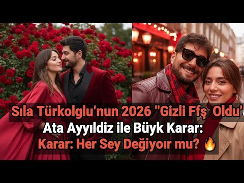 Sıla Türkoğlu’nun 2026 "Gizli Planı İfşa Oldu! 💍 Ata Ayyıldız ile Büyük Karar Her Şey Değişiyor mu?🔥