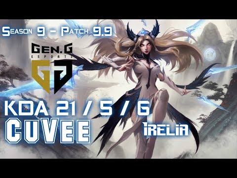 Gen CuVee IRELIA vs SYLAS Top - Patch 9.9 KR Ranked