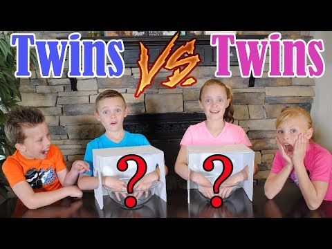 Twin Boys vs Twin Girls WHAT'S IN THE BOX CHALLENGE! Ninja Kidz TV and Kids Fun TV Together!