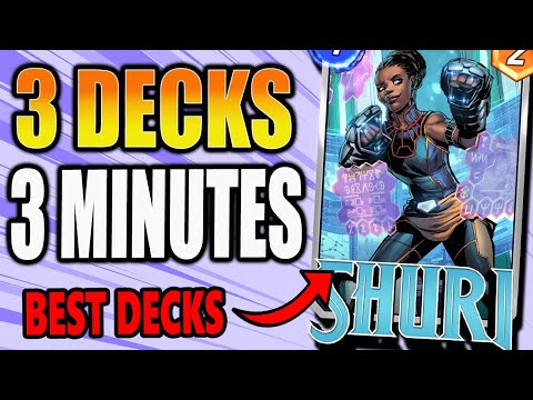 Top 3 Shuri Decks To Try! - Marvel Snap
