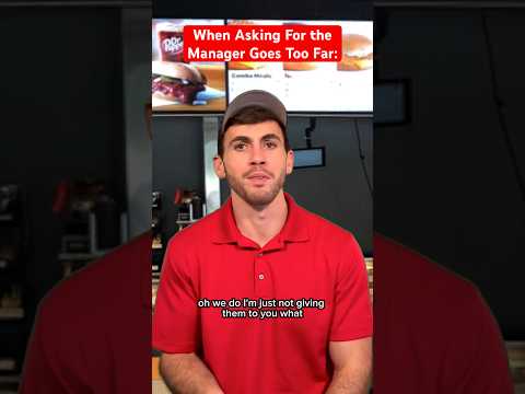 When Asking For the Manager Goes Too Far  #comedy #shorts