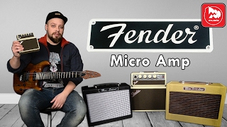 Video thumbnail for FENDER MD20 MINI DELUXE AMPLIFIER + MINI TONEMASTER + MINI 57 TWIN AMP by PopMusicRu