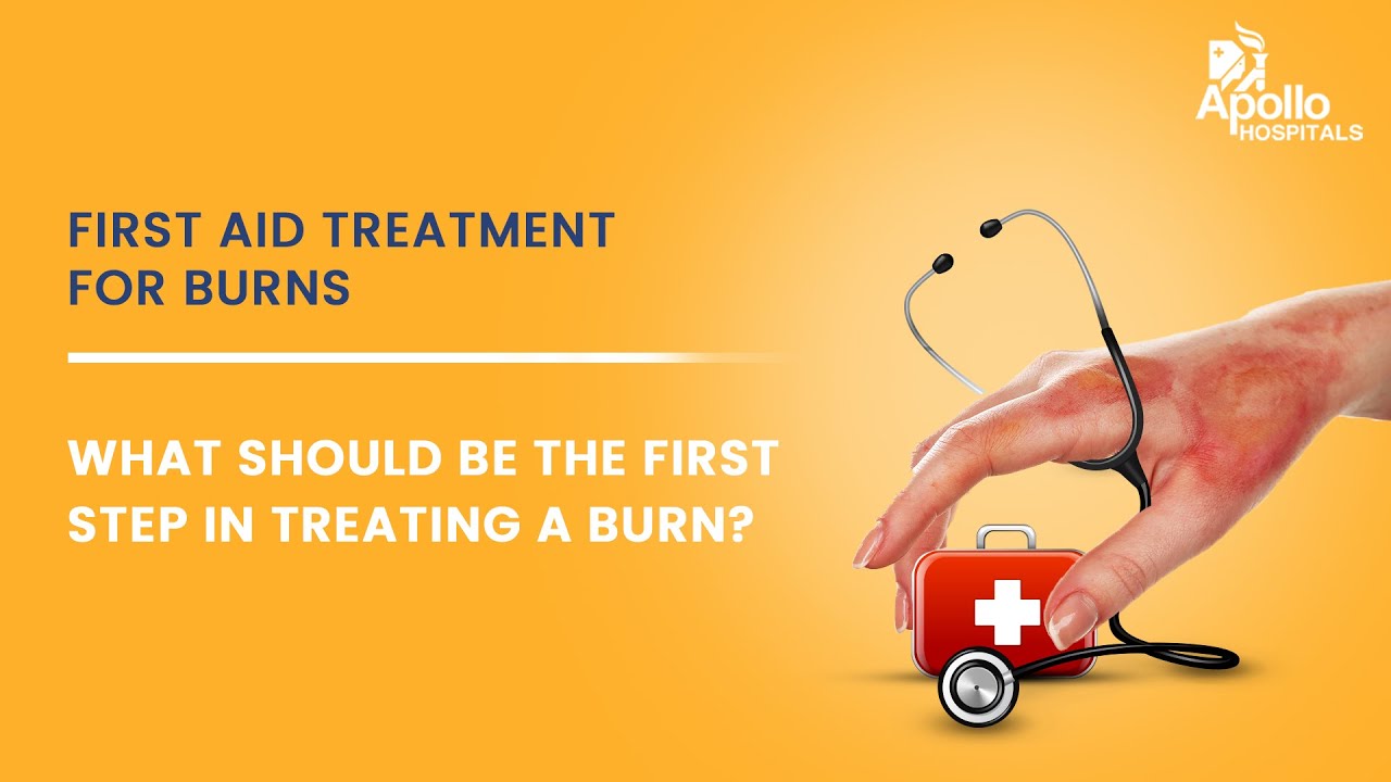 Apollo Hospitals | What Should Be The First Step In Treating A Burn? | Dr. K.V. Lokesh