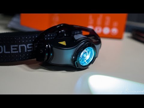 LED Lenser Ledlenser MH3 Juoda Ant galvos tvirtinamas žibintuvėlis LED video