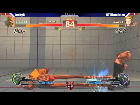 SSF4 AE2012 LuckyD vs BT Dieminion Civil War 4 Tournament