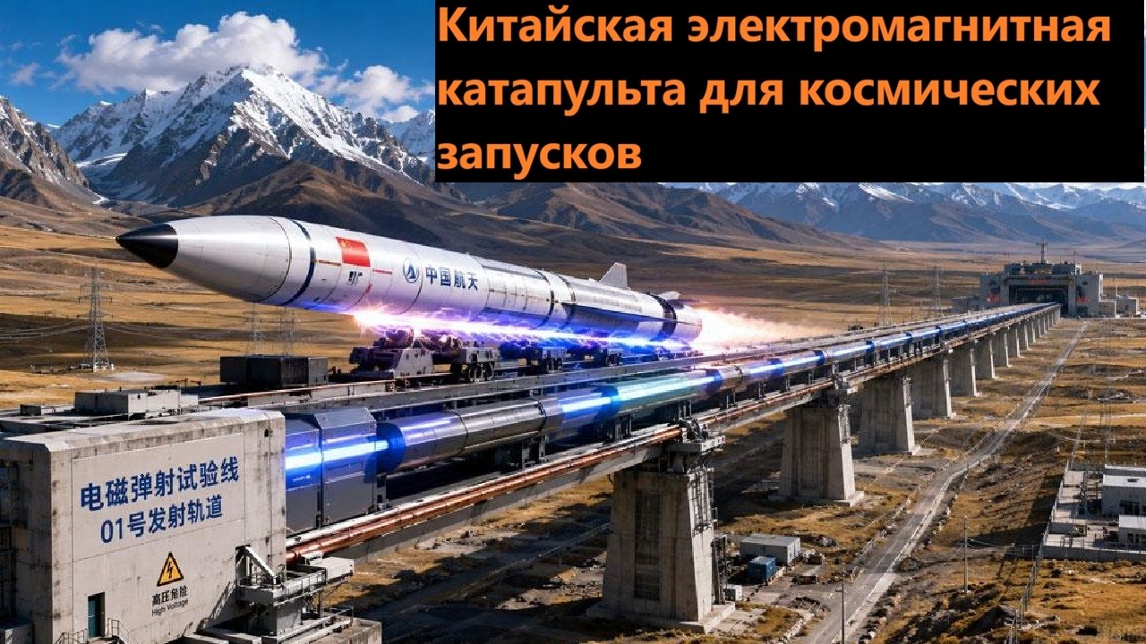 Китайская электромагнитная катапульта для космических запусков