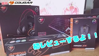 初めての製品レビュー！【COUGAR】