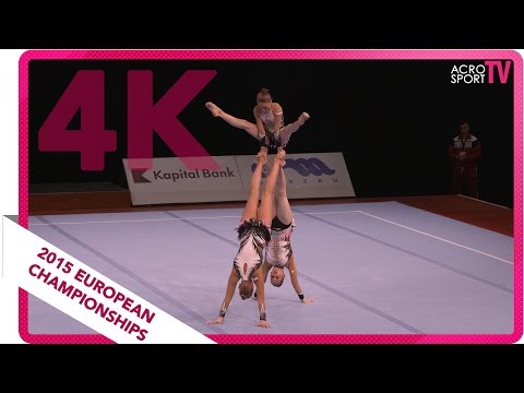 Balezina, Zubareva, Rodygina - Russia - Junior all-around final - European Championship 2015