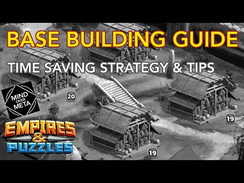 BASE BUILDING GUIDE and TIPS for Stronghold 20 - Empires and Puzzles - Cheap / Free to Play Strategy
