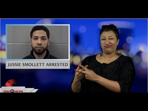 Jussie Smollett arrested (ASL - 2.21.19)