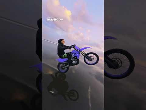 The smoothest sunset stunt 🌅🏍️  | Insta360 X6