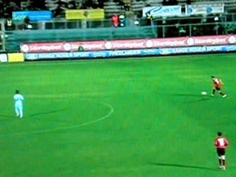 AlbinoLeffe - Livorno 22/1/2011_Claudio Onofri fa complimenti a Paolo Grossi