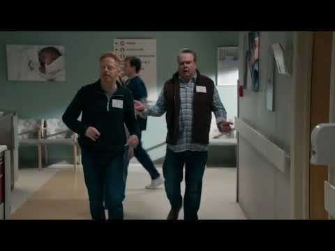 Mitch and Cam pick up their new adopted son