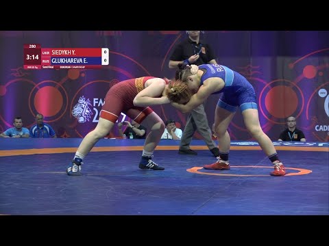 1/2 WW - 65 kg: Y. SIEDYKH (UKR) v. E. GLUKHAREVA (RUS)