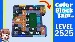 Solution du Niveau 2525 de Color Block Jam