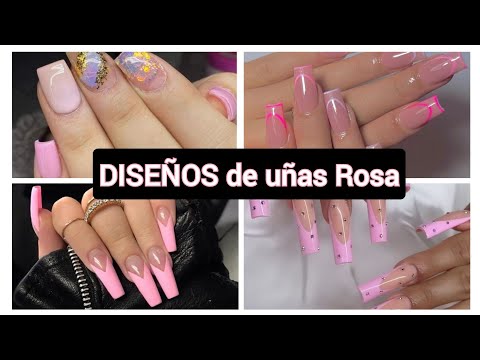 DISEÑOS DE UÑAS ROSA 2022. #uñas2022 #uñasdecoradas #desingnails #tendenciaenuñas #trendsnails