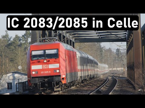 BR 101 085 mit IC 2083 2085 in Celle 2025