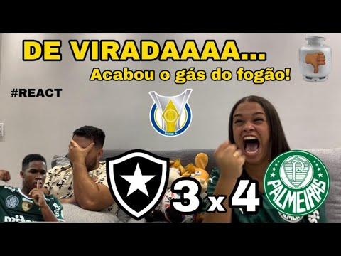 REACT REAÇÕES BOTAFOGO x PALMEIRAS