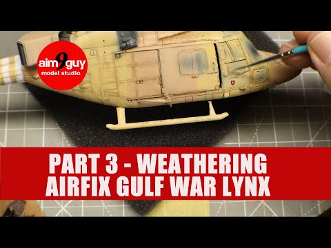 How to weather an Airfix Gulf War Lynx