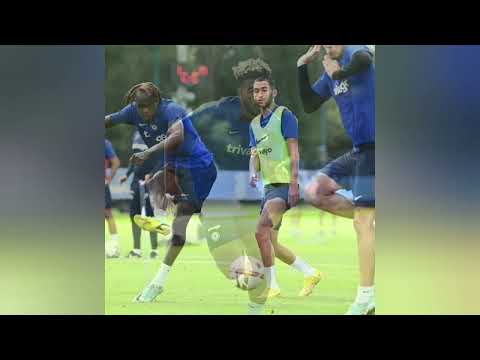 Chelsea fc trainings at cubaham training centre  Reece Jemes, koulidau koulybaly, cucurella,