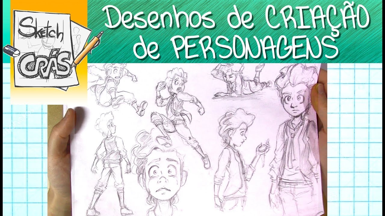 DESENHO de Criação de PERSONAGENS