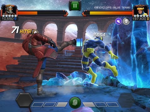 MCOC Labyrinth Of Legend Path 3 Fight 15 vs EX Cyclops Blue Team (3.3m Health)