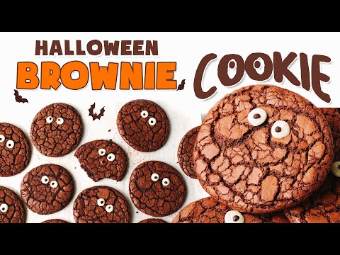 Brownie Halloween Cookies