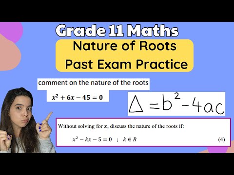 Nature of Roots Grade 11 Practice: Exam Questions