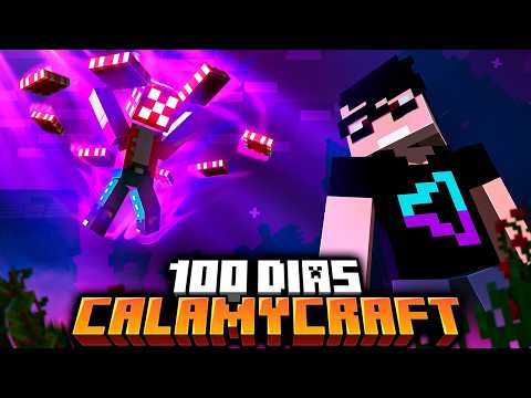 Sobrevivi 100 dias zerando o RPG CALAMYCRAFT no Minecraft - O FILME