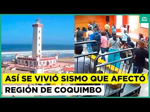 Así se vivió el fuerte sismo 6.1 que afectó a la región de Coquimbo: hubo desprendimiento de rocas