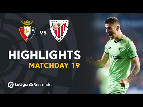 Resumen de CA Osasuna vs Athletic Club (1-3)