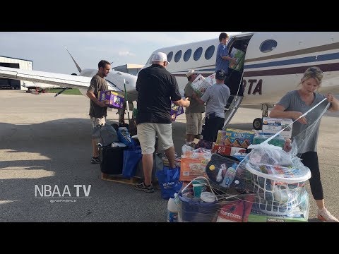 NBAA Honors Aviation Heroes Who Flew Humanitarian Relief Missions in 2017