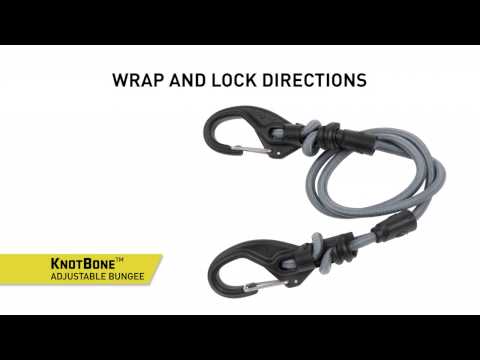 KnotBone Adjustable Bungee - Wrap and Lock Directions