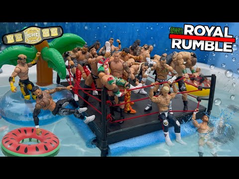 30-Man HOT TUB Royal Rumble! 🌊 | WWE Action Figure Match!